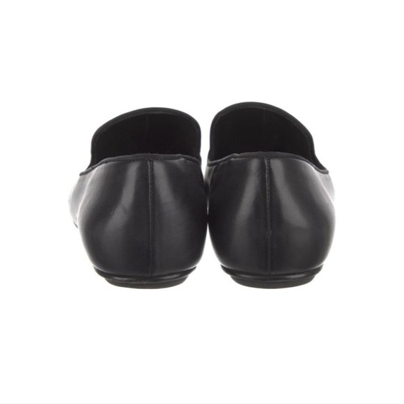 $595 Alexander Wang Leather Metal Ring Loafer Slip on Flats - Picture 4 of 6